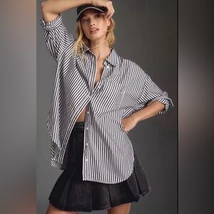 Anthropologie Maeve Bennnett Button Down- Large